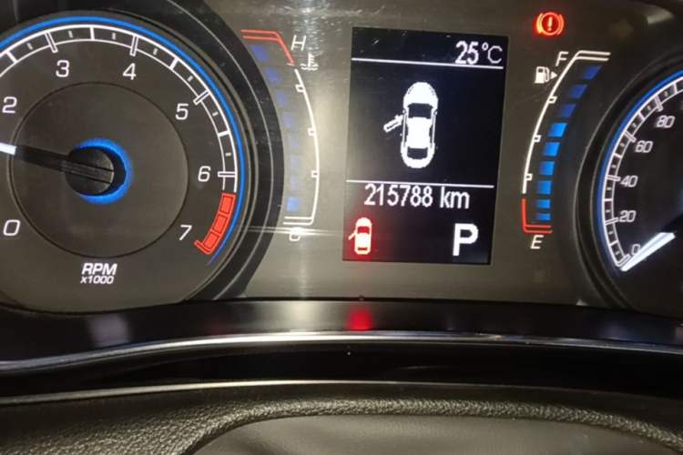 Used Fiat Viaggio 2012 1.4T Automatic Jingxiang Edition Odometer Close Up