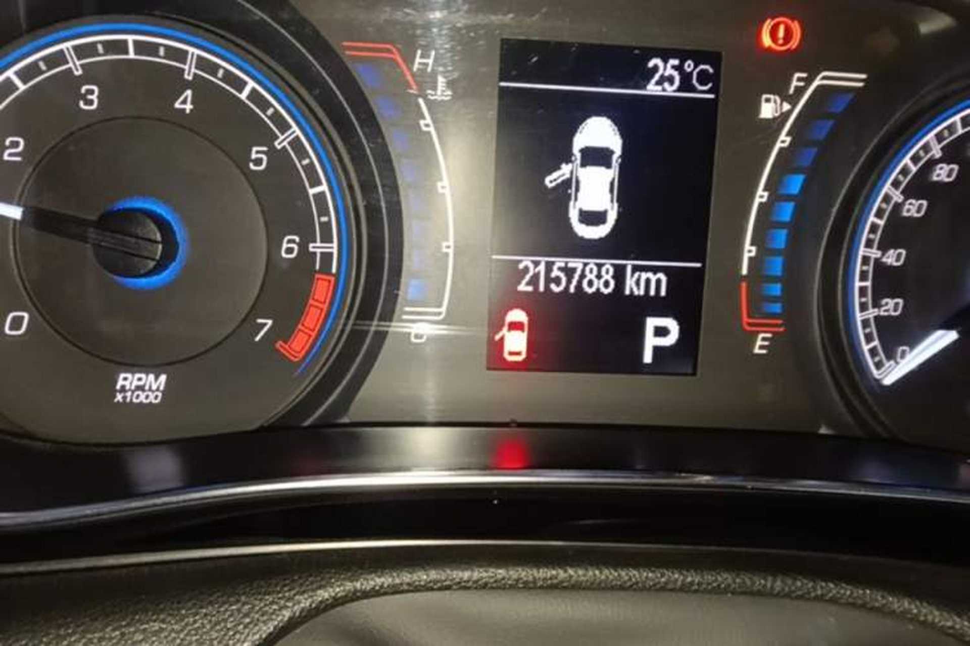 Used Fiat Viaggio 2012 1.4T Automatic Jingxiang Edition Odometer Close Up