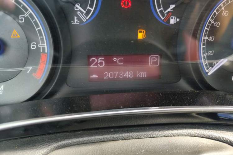 Used Fiat Viaggio 2012 1.4T Automatic Enjoyment Edition Odometer Close Up