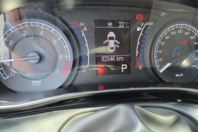 Used Fiat Viaggio 2012 1.4T Automatic Jingxiang Edition Odometer Close Up