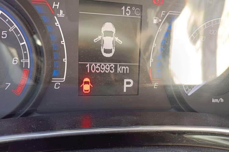 Used Fiat Viaggio 2012 1.4T Automatic Jingxiang Edition Odometer Close Up
