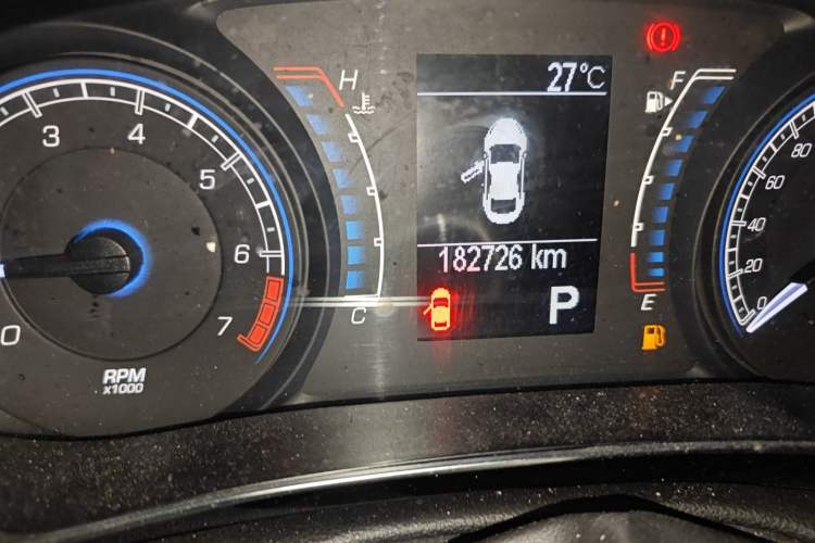 Used Fiat Viaggio 2012 1.4T Automatic Jingxiang Edition Odometer Close Up
