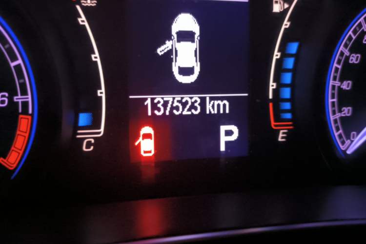 Used Fiat Viaggio 2012 1.4T Automatic Jingxiang Edition Odometer Close Up
