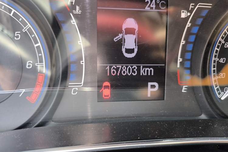 Used Fiat Viaggio 2012 1.4T Automatic Enjoyment Edition Odometer Close Up