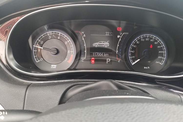 Used Fiat Viaggio 2012 1.4T Automatic Jingxiang Edition Odometer Close Up