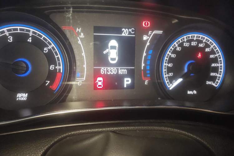 Used Fiat Viaggio 2012 1.4T Automatic Jingxiang Edition Odometer Close Up