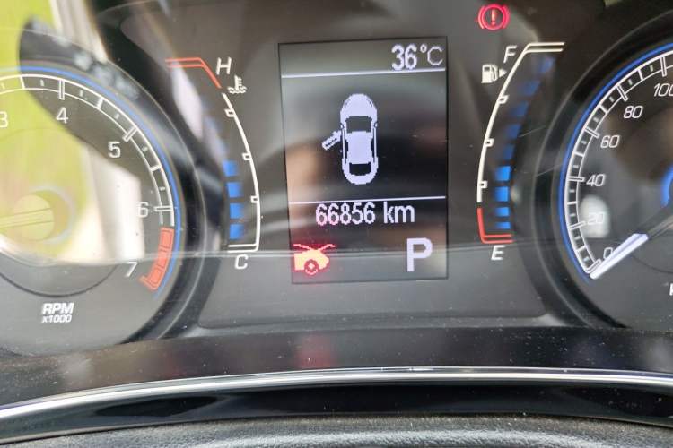 Used Fiat Viaggio 2012 1.4T Automatic Jingxiang Edition Odometer Close Up