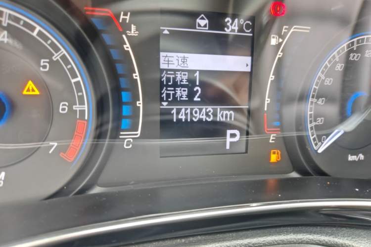 Used Fiat Viaggio 2012 1.4T Automatic Jingxiang Edition Odometer Close Up