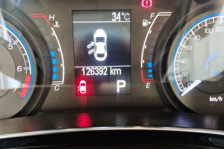 Used Fiat Viaggio 2012 1.4T Automatic Jingxiang Edition Odometer Close Up