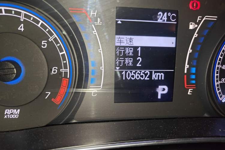 Used Fiat Viaggio 2012 1.4T Automatic Jingxiang Edition Odometer Close Up