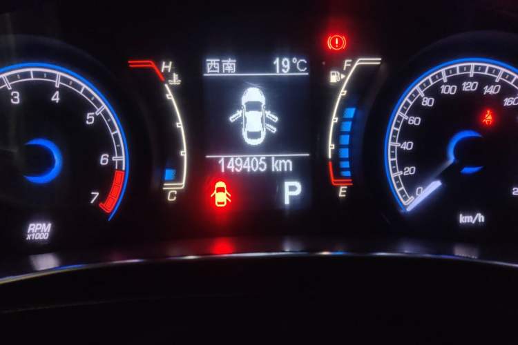Used Fiat Viaggio 2013 1.4T Anniversary Edition Odometer Close Up