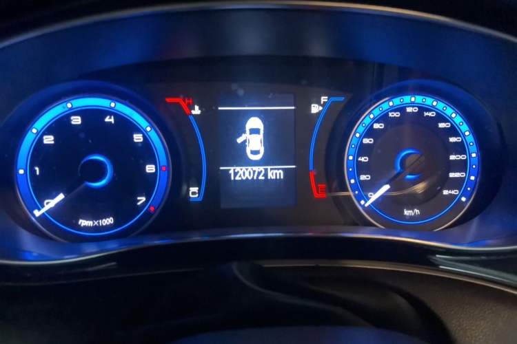 Used Fiat Viaggio 2015 1.4T Automatic Jingxiang Edition Odometer Close Up