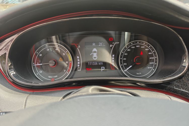 Used Fiat Viaggio 2015 1.4T Automatic Enjoyment Edition Odometer Close Up