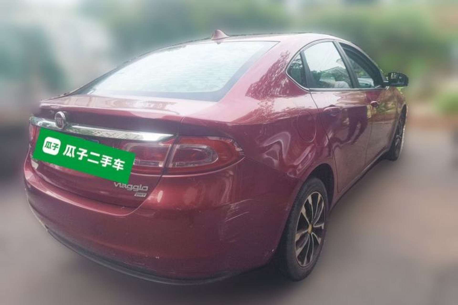 Used Fiat Viaggio 2015 1.4T Automatic Enjoyment Edition Rear Right 45 Deg