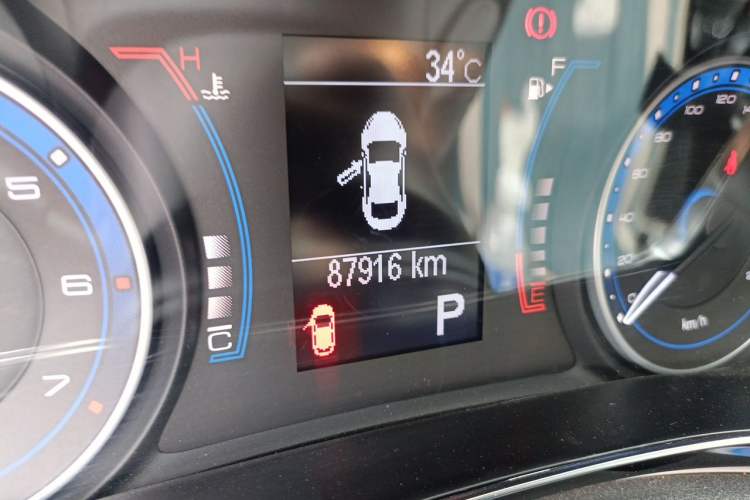 Used Fiat Viaggio 2015 1.4T Automatic Jingxiang Edition Odometer Close Up