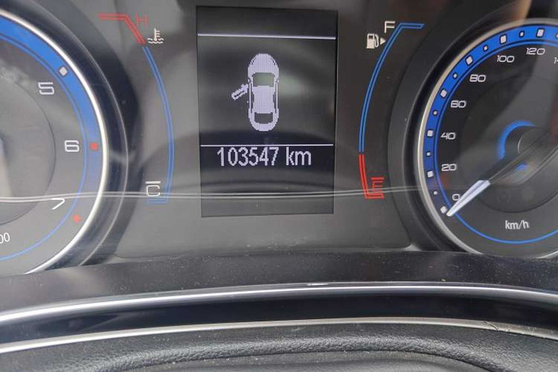 Used Fiat Viaggio 2015 1.4T Automatic Jingxiang Edition Odometer Close Up