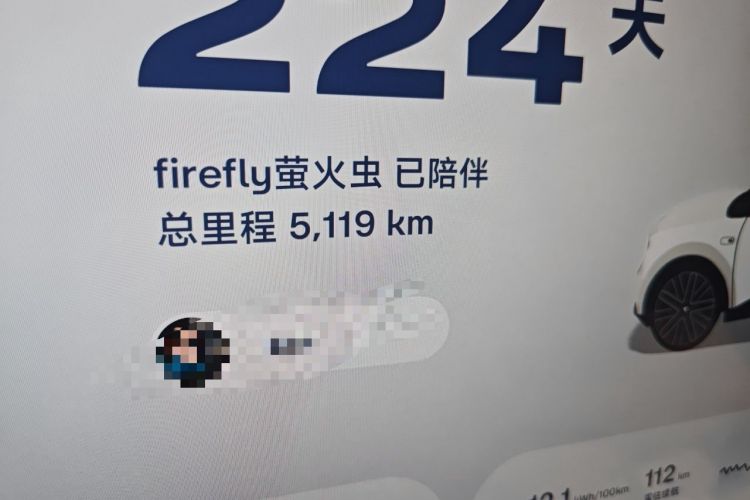 Used firefly 2025 Illuminated Edition Odometer Close Up
