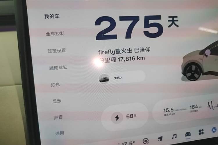 Used firefly 2025 Illuminated Edition Instrument Cluster
