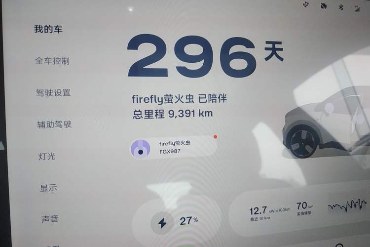 Used firefly 2025 Illuminated Edition Instrument Cluster