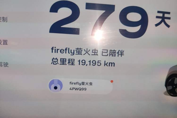 Used firefly 2025 Illuminated Edition Instrument Cluster
