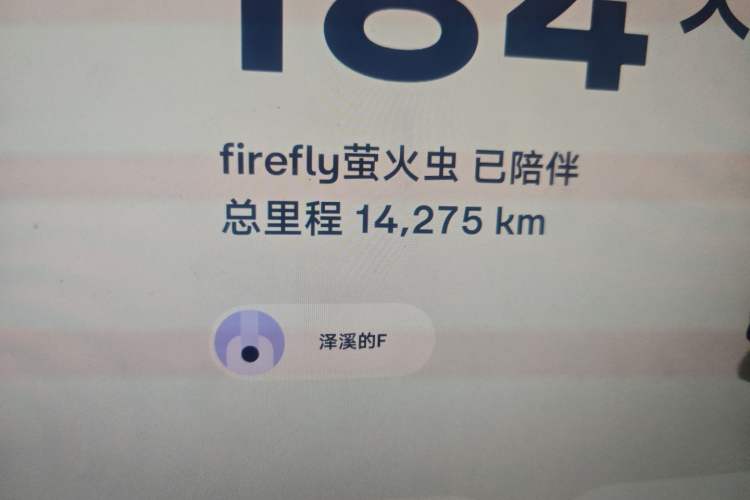 Used firefly 2025 Free Edition Odometer Close Up