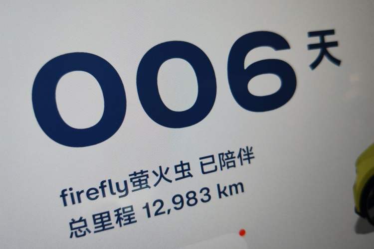 Used firefly 2025 Free Edition Odometer Close Up
