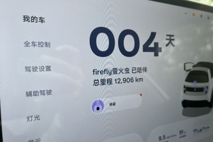 Used firefly 2025 Illuminated Edition Odometer Close Up