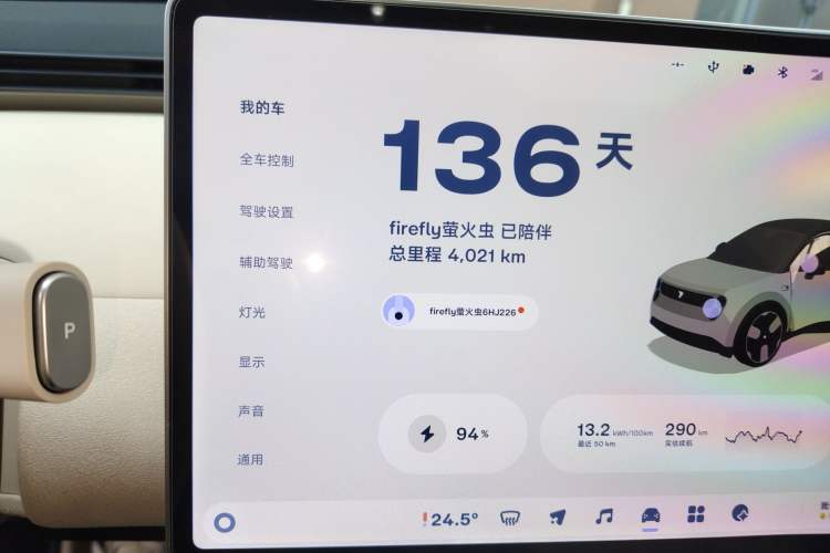 Used firefly 2025 Illuminated Edition Odometer Close Up