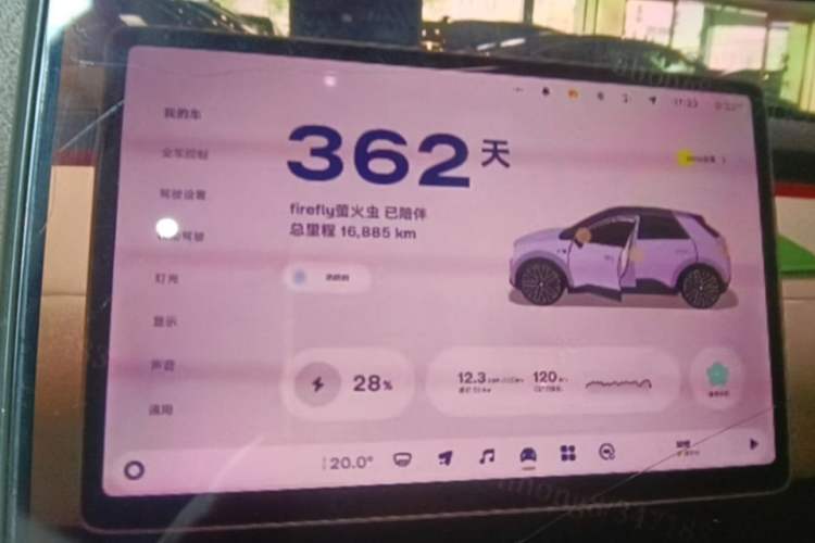 Used firefly 2025 Illuminated Edition Instrument Cluster