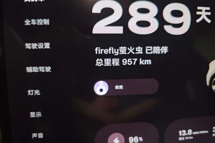 Used firefly 2025 Illuminated Edition Odometer Close Up