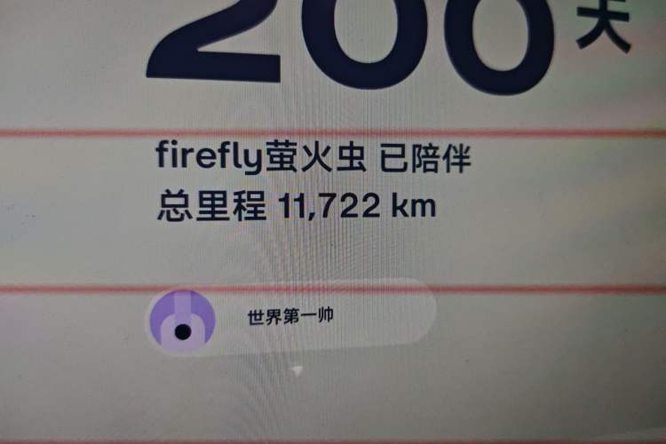 Used firefly 2025 Illuminated Edition Odometer Close Up