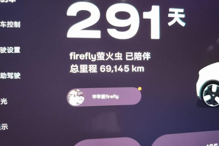 Used firefly 2025 Free Edition Odometer Close Up