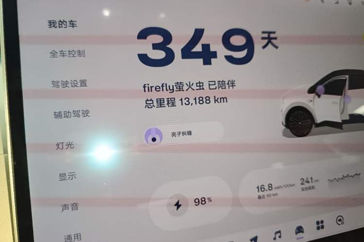 Used firefly 2025 Illuminated Edition Instrument Cluster
