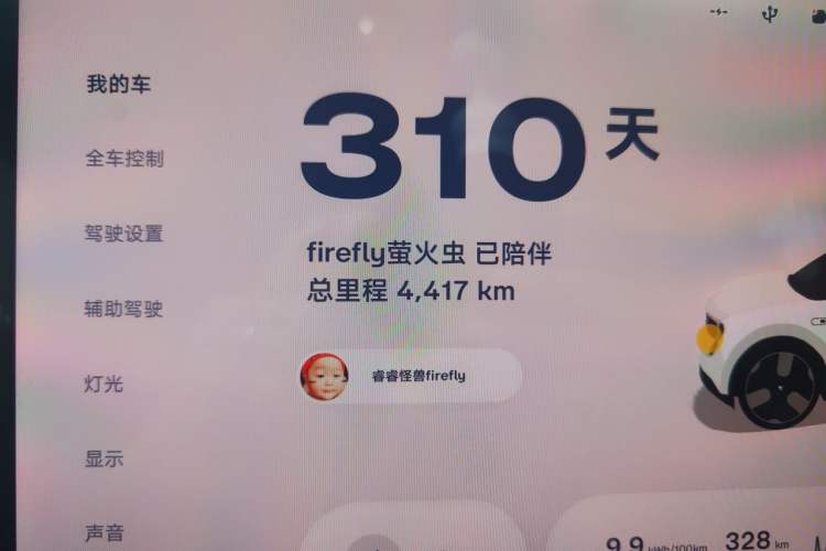 Used firefly 2025 Free Edition Odometer Close Up