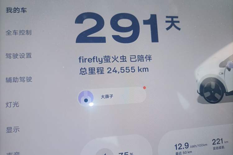 Used firefly 2025 Free Edition Odometer Close Up
