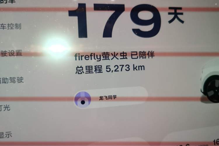 Used firefly 2025 Free Edition Odometer Close Up