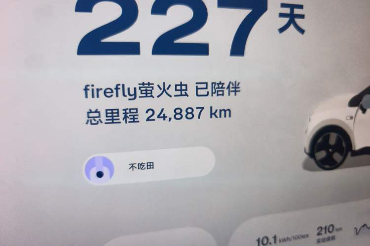 Used firefly 2025 Illuminated Edition Odometer Close Up