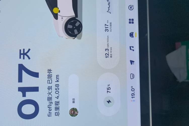 Used firefly 2025 Free Edition Odometer Close Up