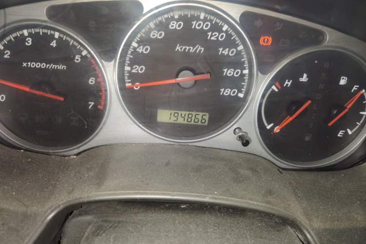 Used Foday Explorer 6  Odometer Close Up