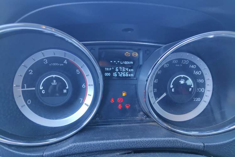 Used Foday Landfort 2015 1.9T Diesel Two-Wheel Drive Standard Edition 7 Seats Instrument Cluster