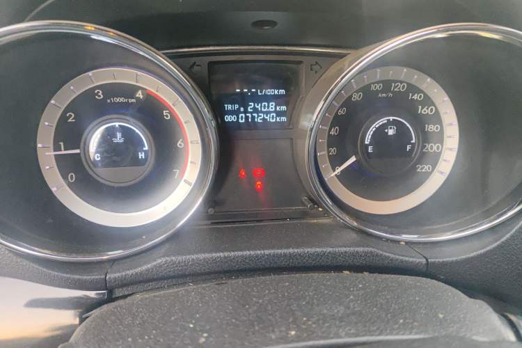 Used Foday Landfort 2015 1.9T Diesel Two-Wheel Drive Standard Edition 7 Seats Instrument Cluster