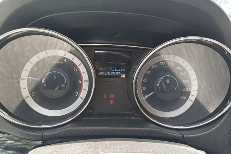 Used Foday Landfort 2016 2.4L Gasoline Two-Wheel Drive Elite Edition 5 Seats Instrument Cluster