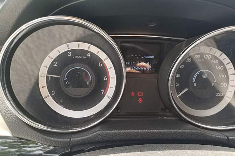 Used Foday Landfort 2016 2.4L Gasoline Two-Wheel Drive Elite Edition 5 Seats Odometer Close Up