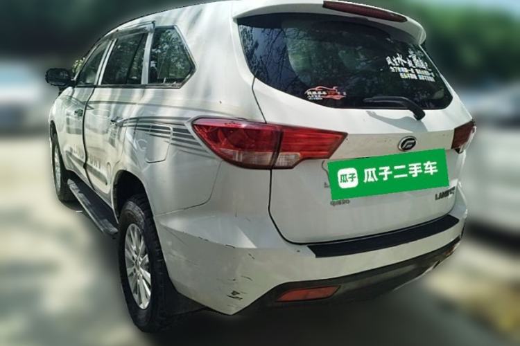 Used Foday Landfort 2016 2.4L Gasoline Two-Wheel Drive Elite Edition 5 Seats Rear Left 45 Deg