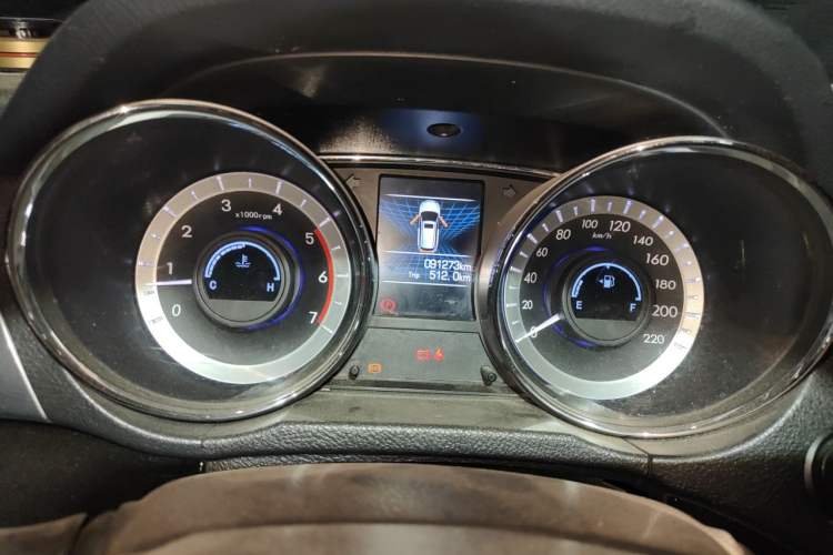 Used Foday Landfort 2017 2.0T Gasoline Manual Two-Wheel Drive Flagship Version 7 Seats Odometer Close Up