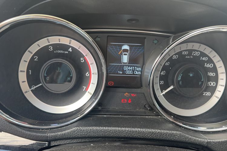 Used Foday Landfort 2017 2.0T Gasoline Manual Two-Wheel Drive Flagship Version 7 Seats Odometer Close Up