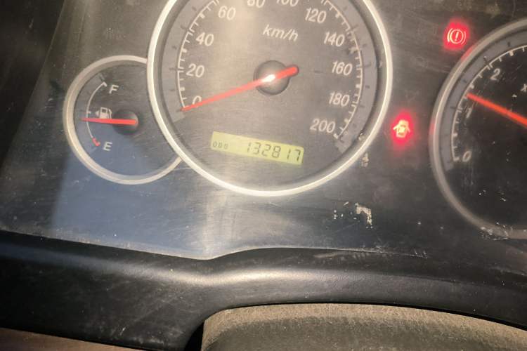 Used Foday Lion F16 2013 2.4L Gasoline Two-Wheel Drive Luxury Extended Version 4G64S4N Odometer Close Up