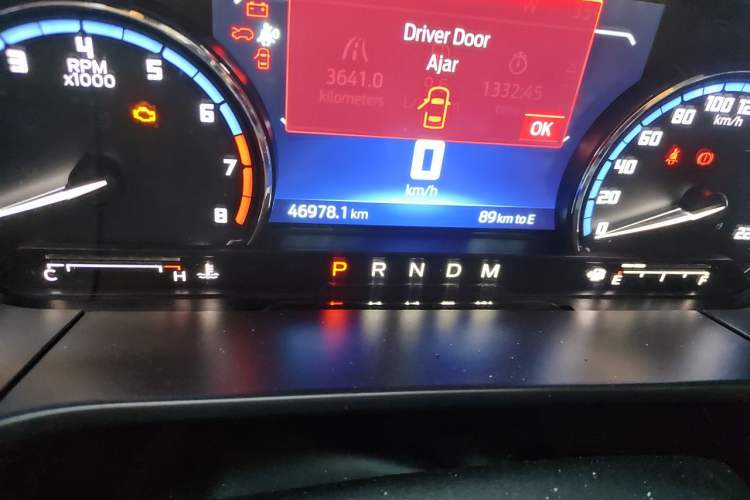 Used Ford Bronco  Odometer Close Up