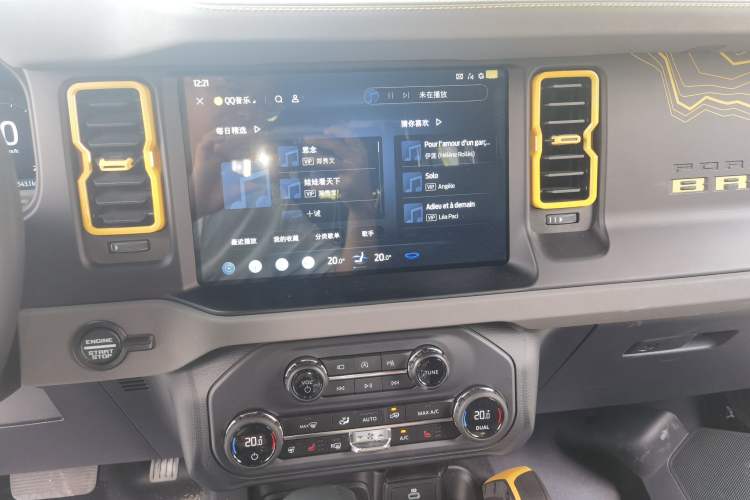 Used Ford Bronco 2024 2.3T Wilderness Audio And AC Panel