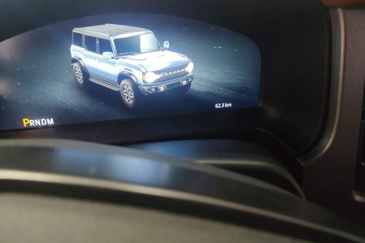 Used Ford Bronco 2024 2.3T Long Beach Big-Foot Off-Road Version Odometer Close Up